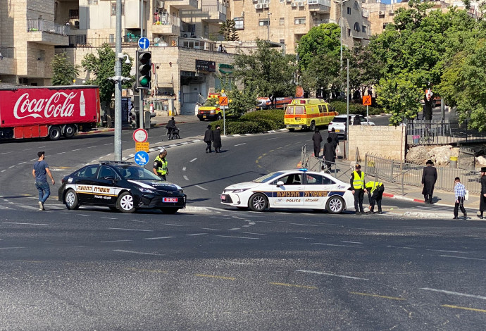 כוחות משטרה בירושלים (צילום:  דוברות המשטרה)