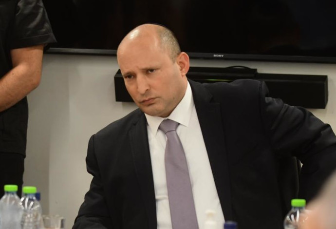 נפתלי בנט מעיד בוועדת החקירה לאסון צפית (צילום:  אבשלום ששוני)