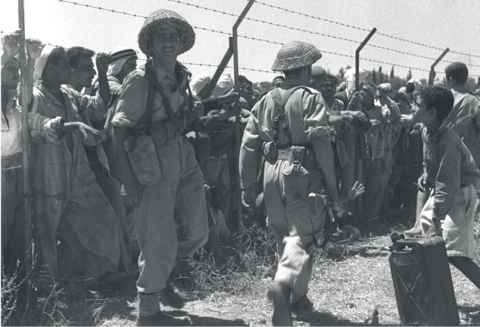 שבויים ערבים ברמלה במלחמת השחרור (צילום:  דוד אלדן- לע"מ)