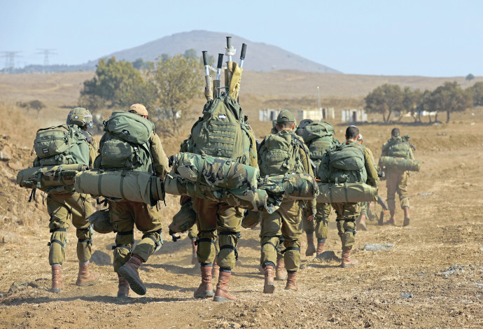 חיילי צה"ל קרביים (צילום:  JALAA MAREY AFP via Getty Images)