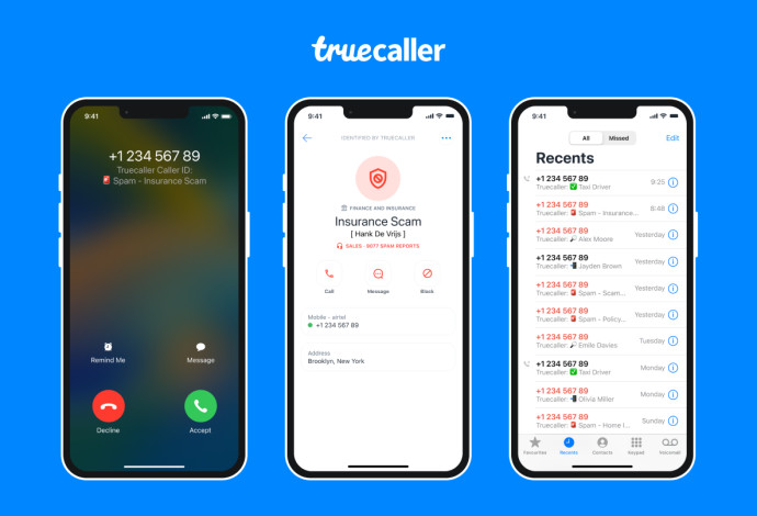 האפליקציה החדשה (צילום:  Truecaller)