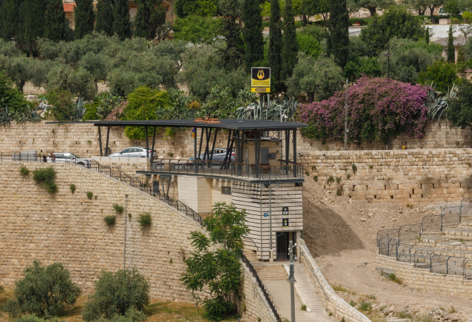 מרכז מידע בהר הזיתים (צילום:  אליהו ינאי, ארכיון עיר דוד)