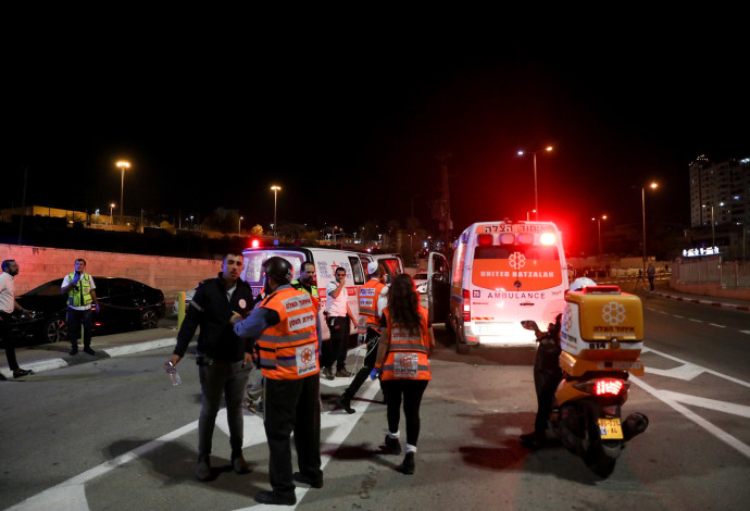 פיגוע הירי במחסום שועפט בירושלים (צילום:  פלאש 90)