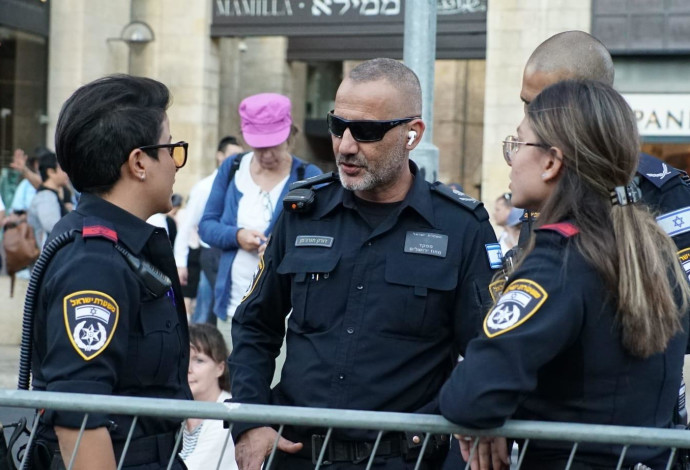 כוחות משטרה בירושלים (צילום:  דוברות המשטרה)