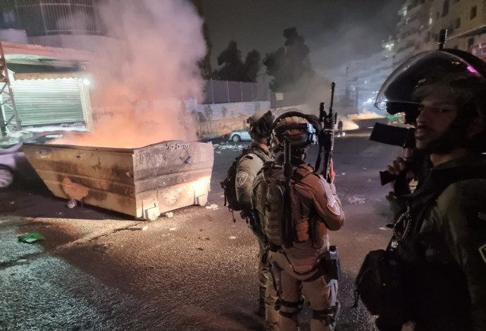 עימותים בירושלים (צילום:  דוברות המשטרה)