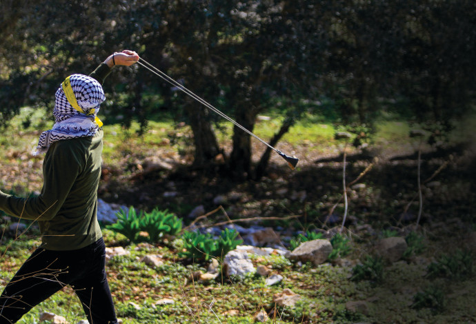 התפרעות בכפר קדום (צילום:  נאסר אישתייה, פלאש 90)