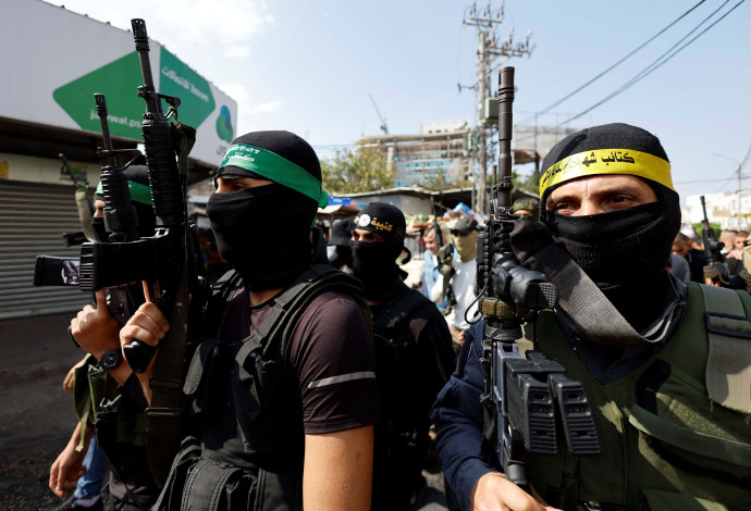 חמושים בג'נין (צילום:  REUTERS/Raneen Sawafta)