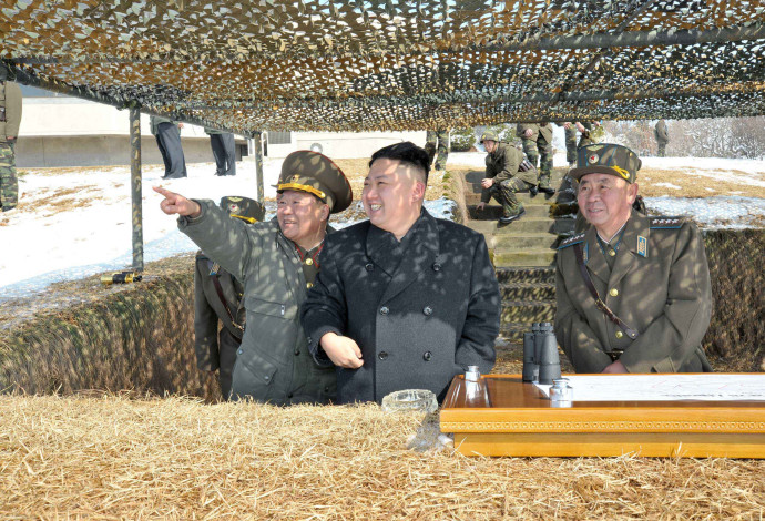 מנהיג צפון קוריאה, קים ג'ונג-און (צילום:  רויטרס)