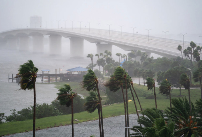 הוריקן פלורידה  (צילום:   Sean Rayford/Getty Images)