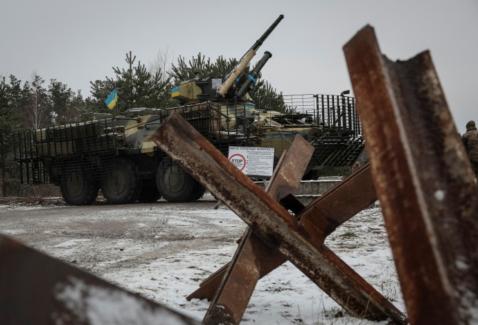 גבול אוקראינה - בלארוס (צילום:  REUTERS/Gleb Garanich)
