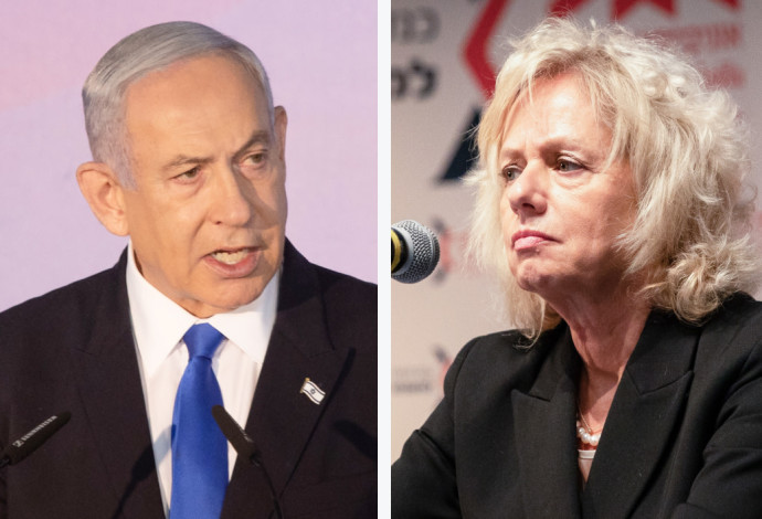 בנימין נתניהו, גלי בהרב-מיארה (צילום:  אלכס קולומויסקי, פול ידיעות אחרונות,שיר תורם פלאש 90)