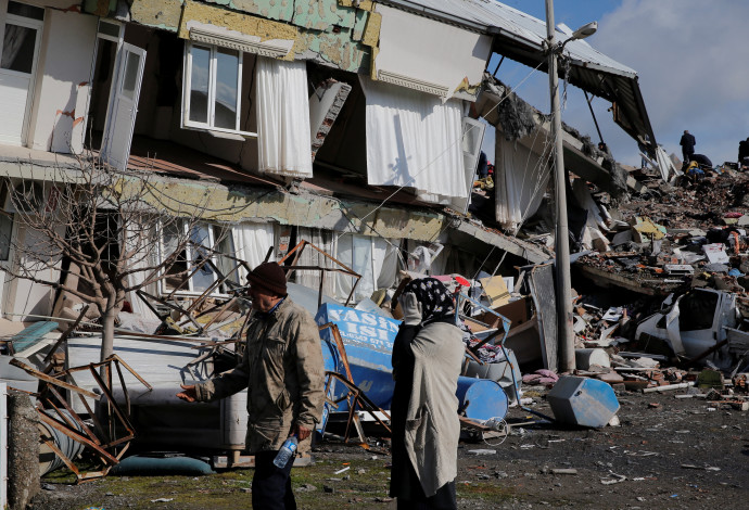 רעידת אדמה בטורקיה (צילום:  REUTERS/Dilara Senkaya)