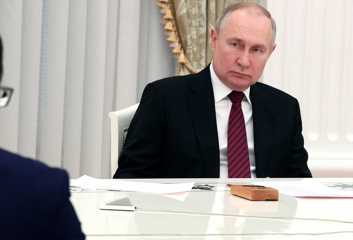 נשיא רוסיה ולדימיר פוטין (צילום:  Sputnik/Vladimir Smirnov/Pool)
