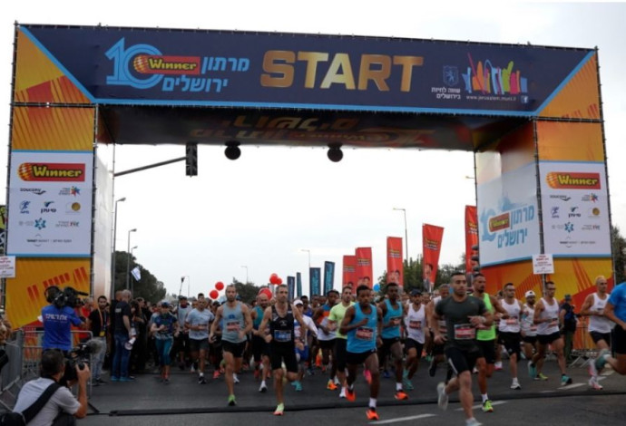 מרתון ירושלים. 17 במרץ 2023 (צילום:  אלטרנטיבה)