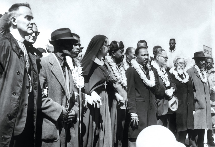 צעדת סלמה-מונטגומרי, 1965 (צילום:  AFP,gettyimages)