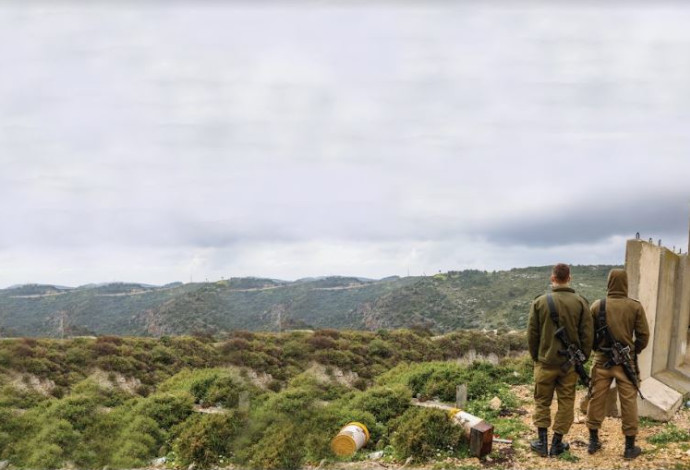גבול לבנון (צילום:  דוד כהן, פלאש 90)