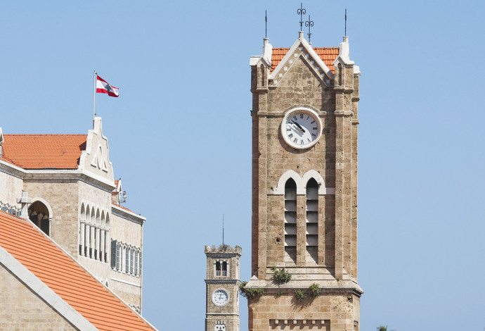 מגדל השעון בביירות, לבנון (צילום:  רויטרס)