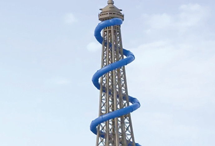 מגדל אייפל של אחד באפריל (צילום:  אתר תיירות צרפת)