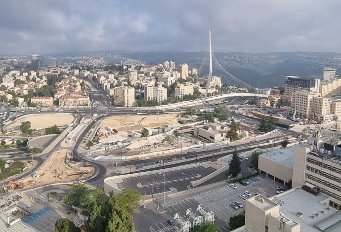 גשר המיתרים בירושלים (צילום:  רוני גבריאל שדה)