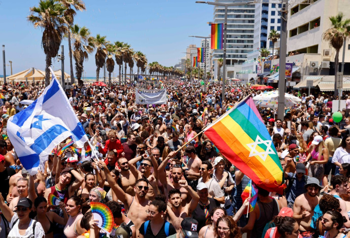 מצעד הגאווה בתל אביב יפו (צילום:  גיא יחיאלי)