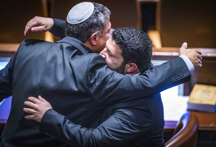 אלמוג כהן ואיתמר בן גביר (צילום:  פלאש 90)