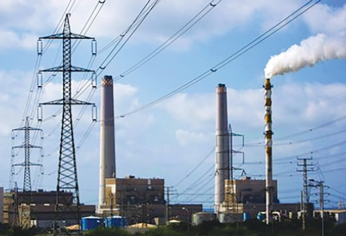 אשדוד תחנת כוח טורבינה זיהום אוויר  (צילום:  רויטרס 480)