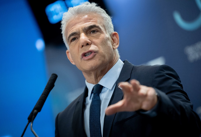 יאיר לפיד (צילום:  יונתן זינדל, פלאש 90)
