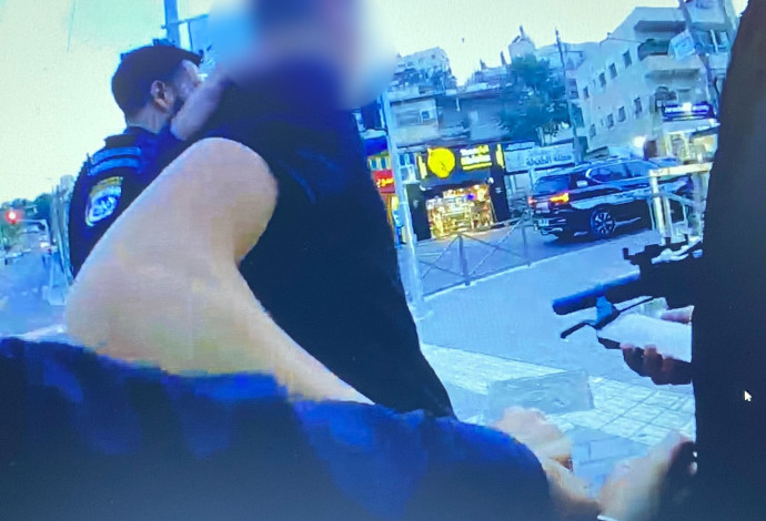 מעצר הקטינים החשודים בהצתה במרחב ירושלים (צילום:  דוברות המשטרה)