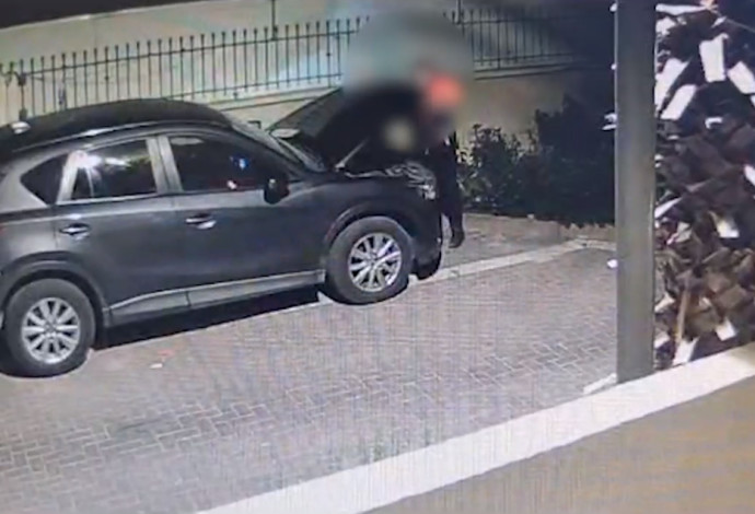 גניבת רכבים (צילום:  דוברות המשטרה)