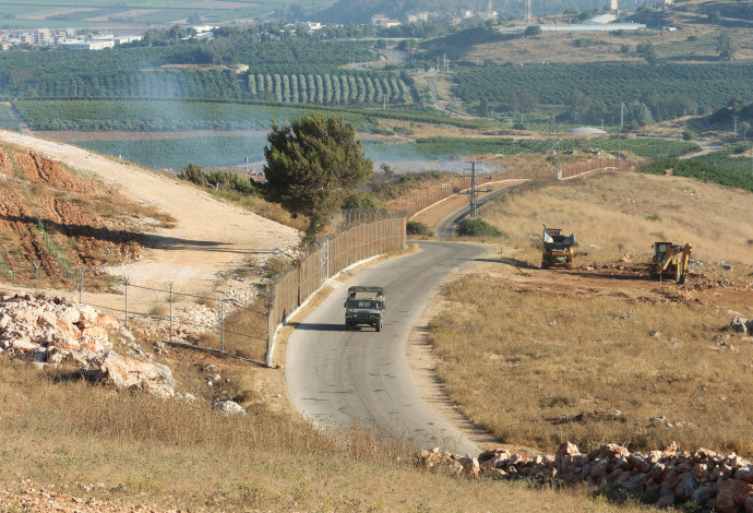 כוחות צה"ל בגבול לבנון (צילום:  REUTERS/Aziz Taher)