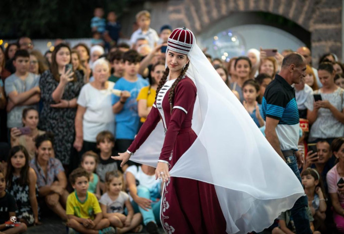 סופ״ש צ’רקסום: הפסטיבל הצ'רקסי בכפר כמא נפתח (צילום:  מועצה מקומית כפר כמא)