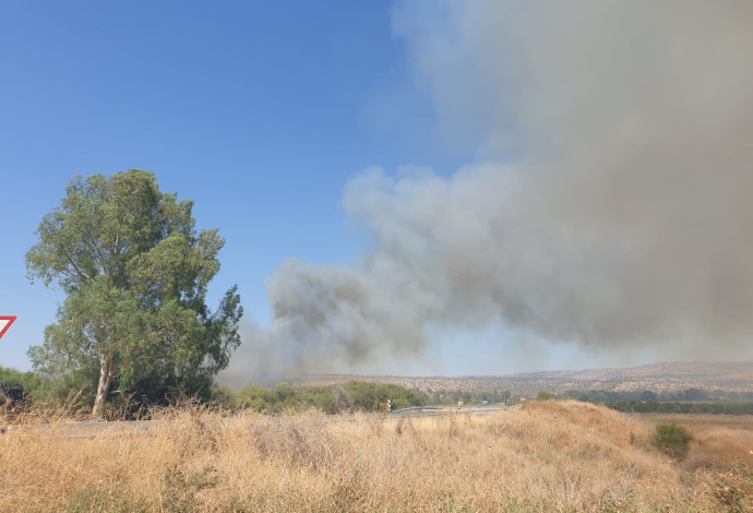 שריפה (ארכיון), צילום: דוברות כבאות והצלה לישראל מחוז צפון