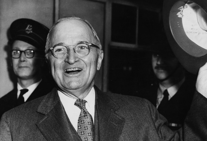 הנשיא האמריקאי ה=33, הארי טרומן  (צילום:  Central Press- Hulton Archive- Getty Images)
