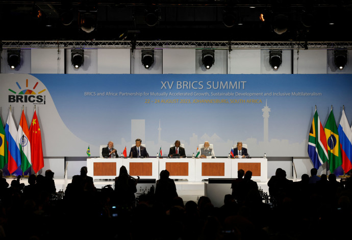 פסגת BRICS ביוהנסבורג (צילום:  AFP via Getty Images)