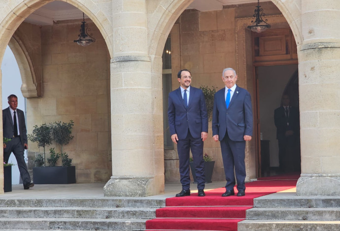 ראש הממשלה בנימין נתניהו ונשיא קפריסין ניקוס כריסטודולידיס (צילום:  אנה ברסקי)