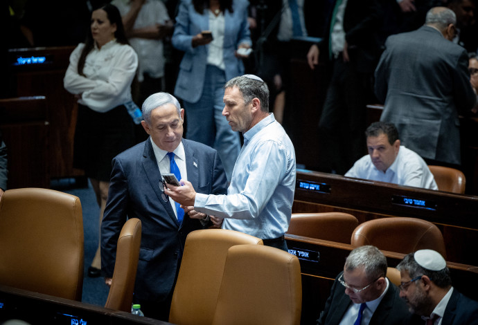 מתן כהנא, בנימין נתניהו (צילום:  יונתן זינדל, פלאש 90)