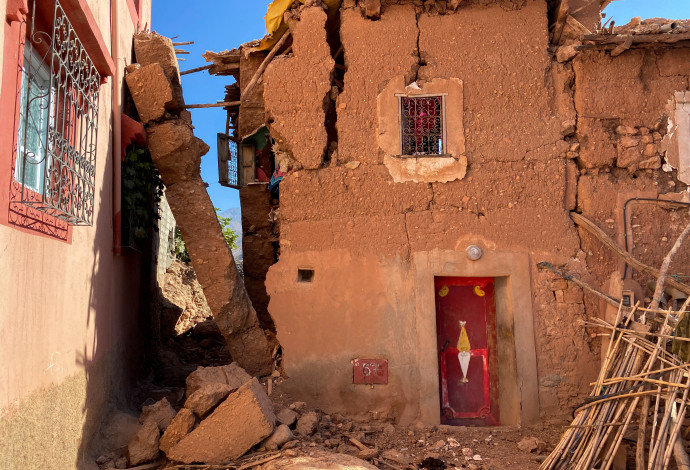 נזקי רעידת האדמה העוצמתית במרוקו (צילום:  רויטרס)