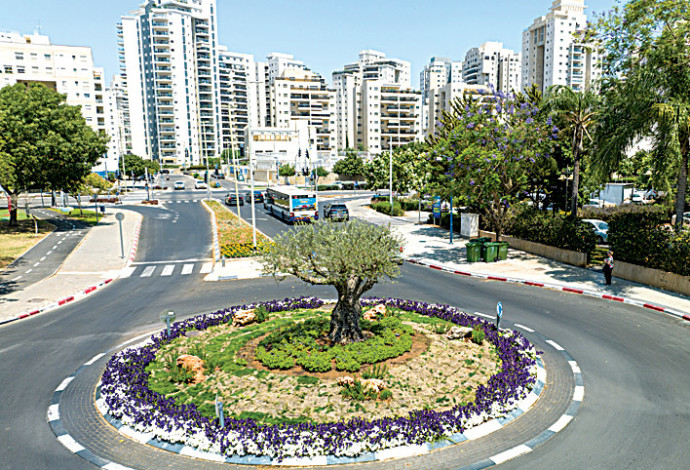 כיכר בעיר. פתח תקווה עוברת מהפכה תחבורתית (צילום:  דוברות עיריית פתח תקווה)