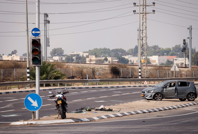 שדרות, מבצע חרבות ברזל (צילום:   Chaim Goldberg/Flash90)