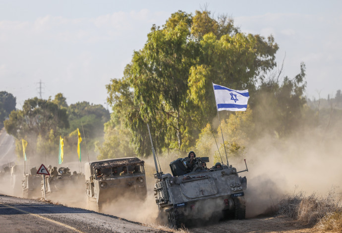 כוחות צה"ל בגבולות עזה (צילום:  חיים גולדברג פלאש 90)