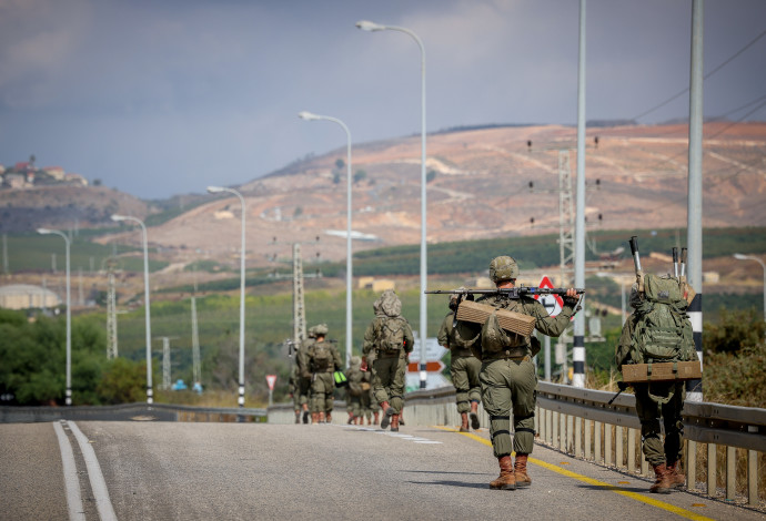 כוחות צה"ל בגבול לבנון (צילום:  David Cohen/Flash90)