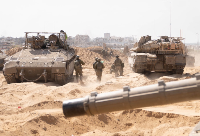 כוחות צה"ל ברצועת עזה (צילום: דובר צה"ל)