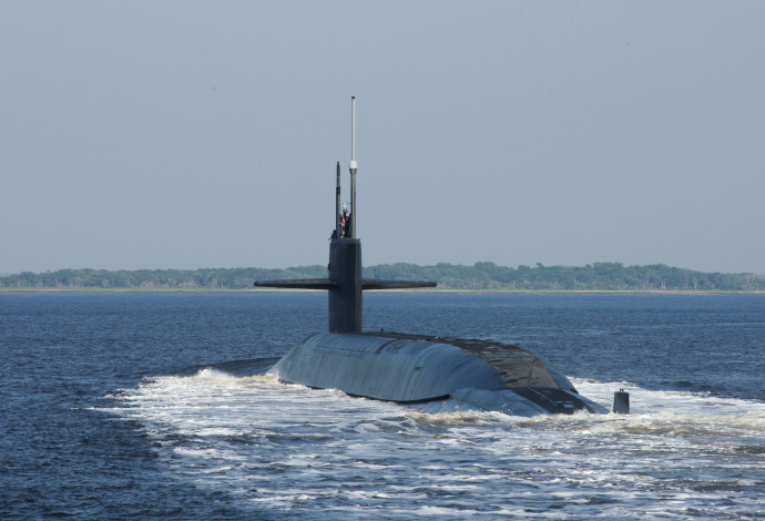 צוללת גרעינית מדגם אוהיו  (צילום:  U. S. Navy. REUTERS/U.S. Navy/ Mass Communication Specialist 1st Class )