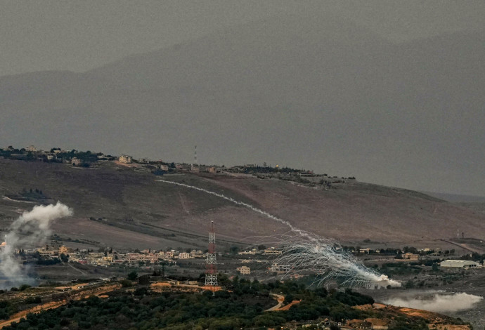 חילופי אש בגבול הצפון (צילום:   Ayal Margolin/Flash90)