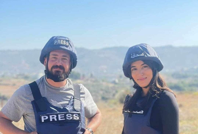 שני העיתונאים שבלבנון טוענים שנהרגו (צילום:  רשתות ערביות, שימוש לפי סעיף 27 א')
