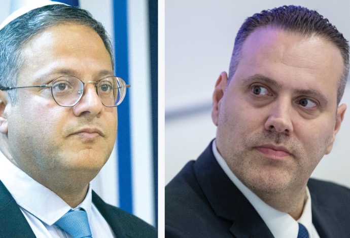 מיקי זוהר, איתמר בן גביר   (צילום:  יונתן זינדל פלאש 90)