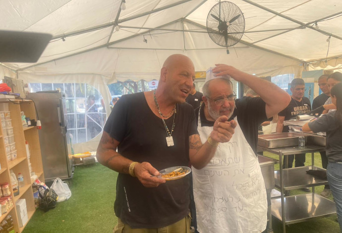 יגאל גואטה ודורון אלבז (צילום: יח''צ)