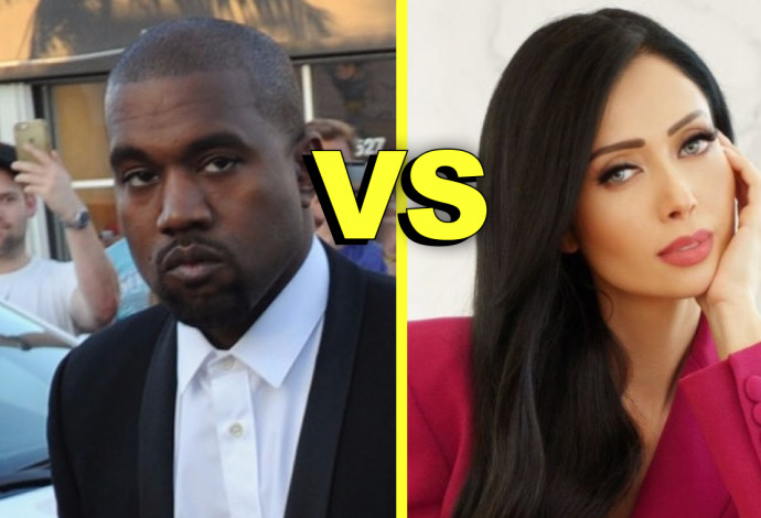 ניקול ראידמן, קניה ווסט (צילום: Splashnews,אלמוג גבאי)