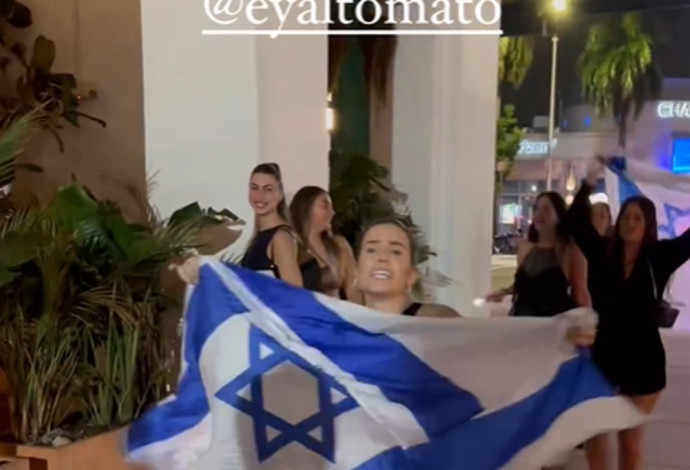 הסטורי שהעלה שון לוין מהמסעדה של אייל שני  (צילום: צילום מסך אינסטגרם)