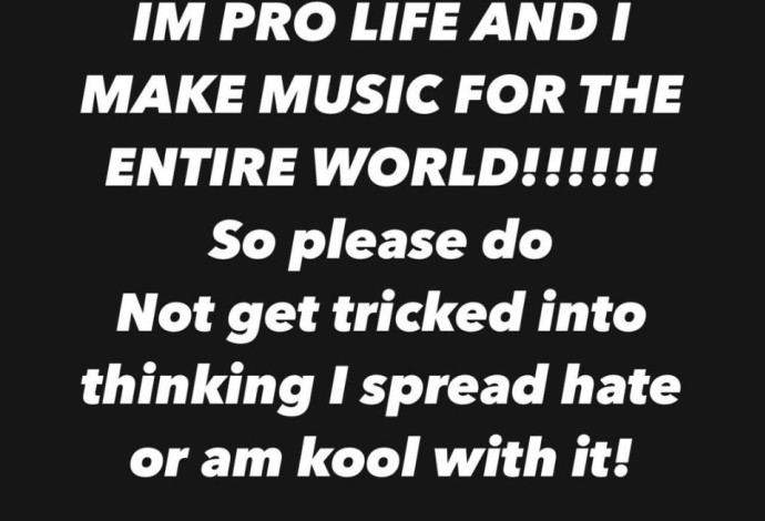 ההבהרה של כריס בראון (צילום: אינסטגרם)